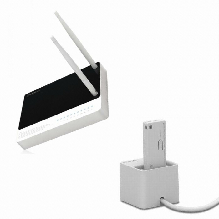 EFM ipTIME N608 공유기 패키지 (+ N100UM USB 2.0 무선랜카드 + CU001 USB 연장크래들)
