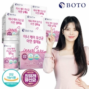BOTO 이너케어 유산균 아연 셀레늄 30캡슐 (6개)