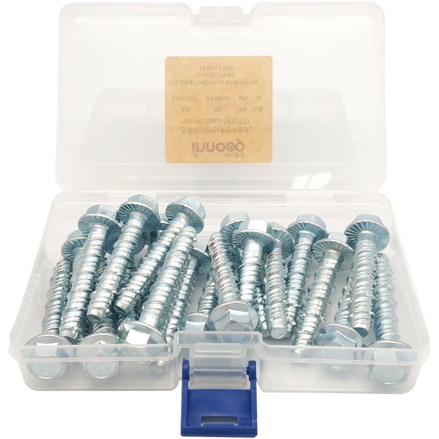 이노공구 콘크리트 앙카 후렌찌볼트 40mm 1076 (30pcs)_이미지