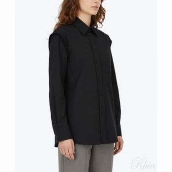 보테가베네타 네이비 버튼업 긴팔 셔츠 794229 V2T10 1177 151011814_이미지