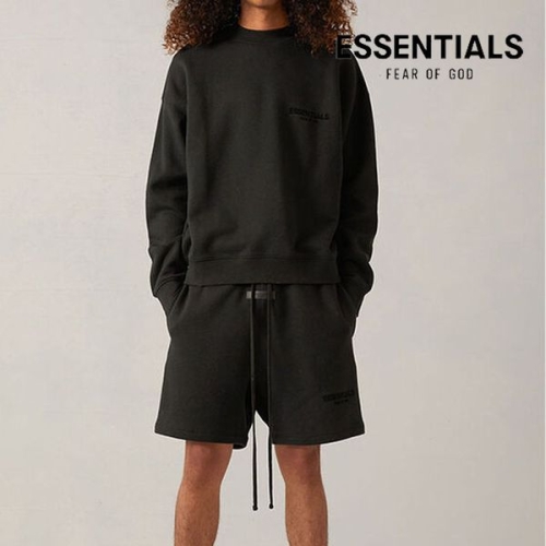 피어오브갓 에센셜 코어 컬렉션 남자 맨투맨 반바지 세트 49526230