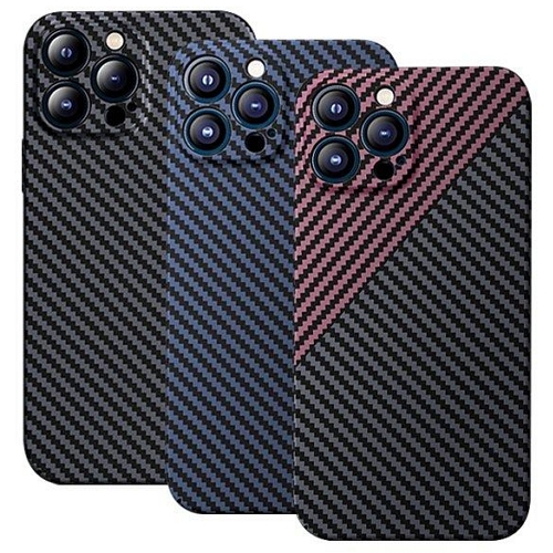 수나르 아이폰XS 맥스 카본 패턴 매트 슬림 케이스_이미지