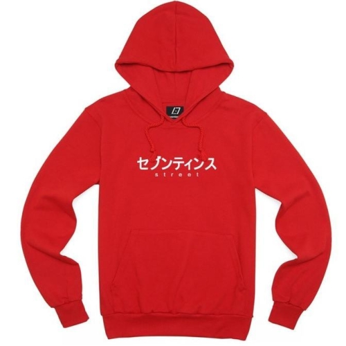 세븐틴스 SEENTH JAPAN FONT HOODY RED S1649803_이미지
