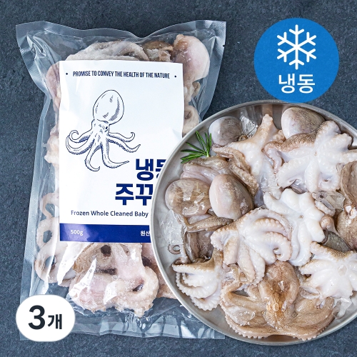 (주)바이오션 냉동 주꾸미 500g (3개)_이미지
