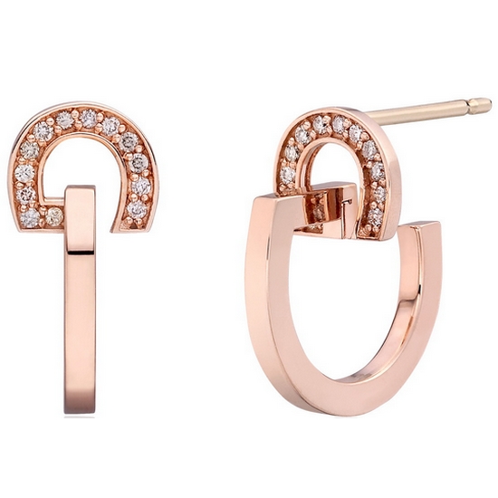 라디오사 14K Vecchio. G 골드 다이아귀걸이 LGDE0088U F_이미지