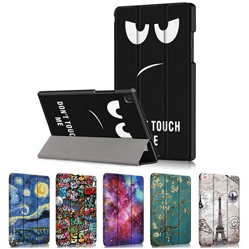 갤럭시탭A7 라이트 아트 프린팅 스탠드 케이스