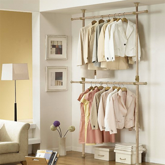 프리미엄 우드 2단행거 32mm