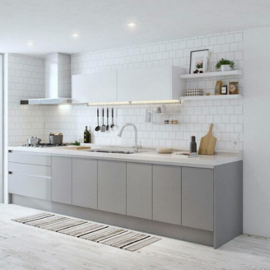 아너스가구 루이8000 모노그레이 페트 ㅡ자