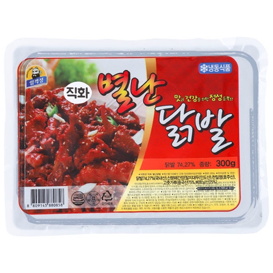 임꺽정푸드시스템 직화 별난닭발 300g (6개)_이미지