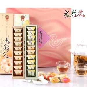 서원무역 수채화 꽃피는차 선물세트 1호 (1개)_이미지
