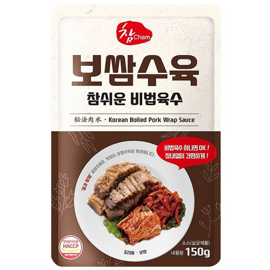 (주)우리식품 참Cham 보쌈수육 참쉬운 비법육수 150g (6개)