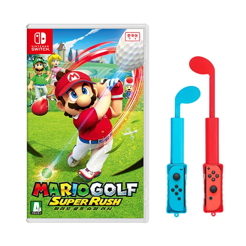 Nintendo 마리오 골프 슈퍼 러쉬 SWITCH (+골프그립,한글판)