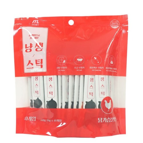 마이베프 캣 냥생스틱 닭가슴살 440g (11g x 40p)