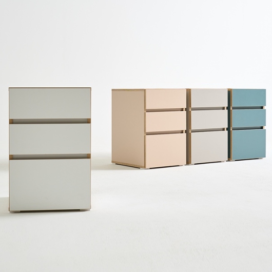 리빙스케치 이그잭 3단 사이드 책상 서랍장 400_이미지