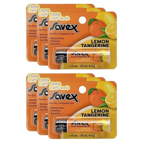 사벡스 레몬 탠저린 립밤 4.2g (6개)_이미지