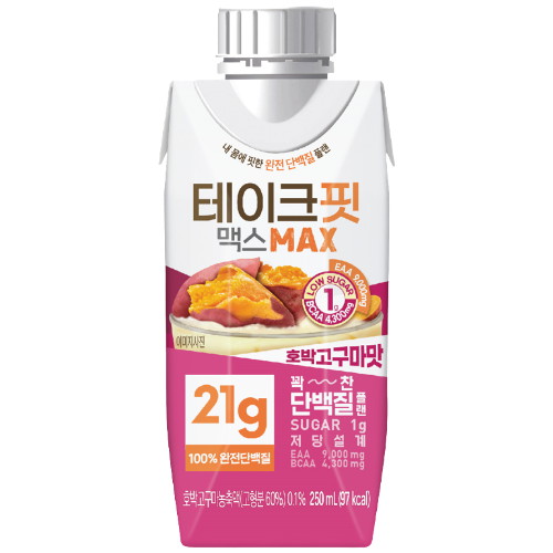 남양유업 테이크핏 맥스 호박고구마맛 250ml (12개)_이미지