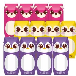 파스퇴르 꼬미루미 3종혼합 (딸기+바나나+믹스베리) 125ml (12개)_이미지