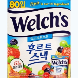 웰치스 웰치스 천연 과즙 후르트 스낵 간식 비타민 젤리 2kg 웰치스 천연 과즙 후르트 스낵_이미지
