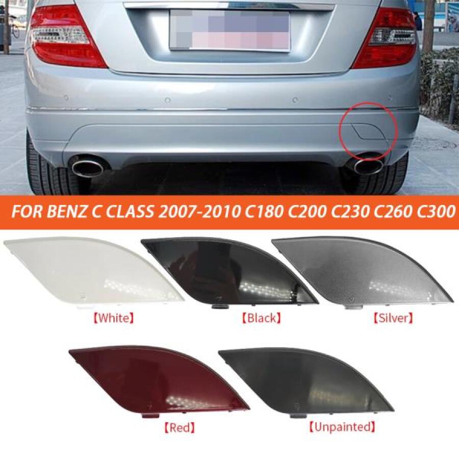 C 클래스 2007-2010 C180 C200 메르세데스 W204 2048850823 용 자동차 리어 범퍼 견인 고리 커버 캡