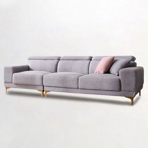 보루네오하우스 라보떼 샤비 조야 아쿠아텍스 패브릭 소파 4인용 (스툴별도)_이미지