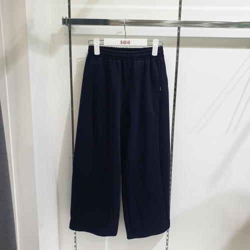 소이 HC22 커브드 싱글 벨로아 본딩 와이드 바지 25W0252