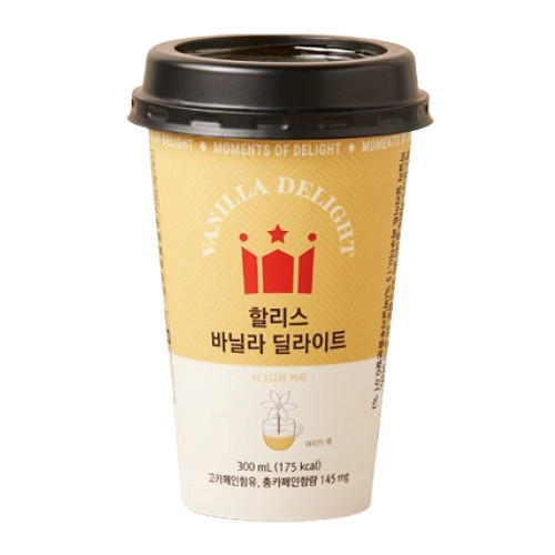 할리스커피 바닐라 딜라이트 300ml (1개)_이미지