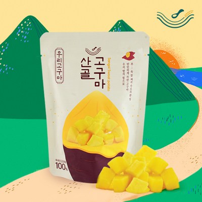 에코맘의산골이유식 에코맘 산골이유식 산골고구마 70g (15개)