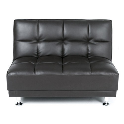 에보니아 고디바 A형 가죽 소파베드 2인용