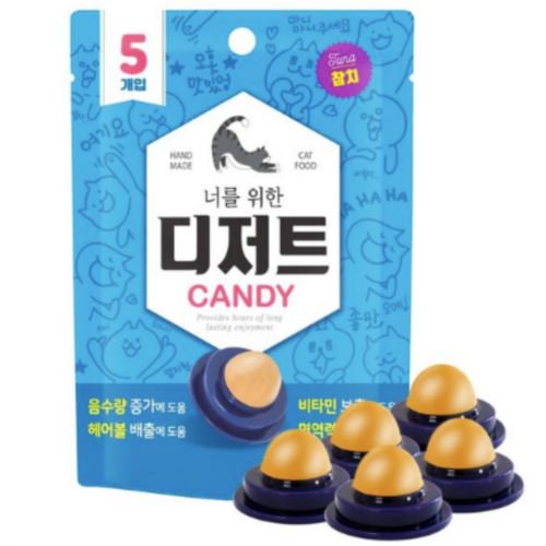 대주바이오 ㅤ너를 위한 디저트 고양이 캔디 참치맛 1p (5개)_이미지