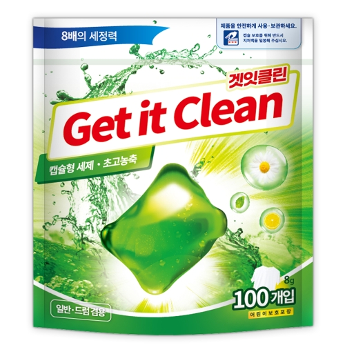 겟잇클린 캡슐세제 100개입 (1개)_이미지