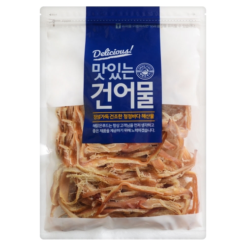 해맑은푸드 바베큐 조미오징어 300g 1개