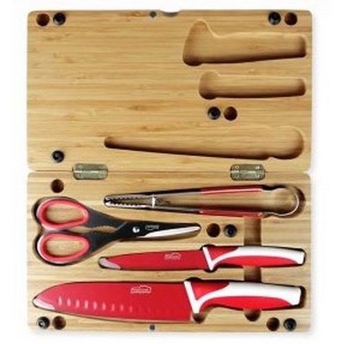 엔젤쿡 휴대용 칼 도마세트_이미지