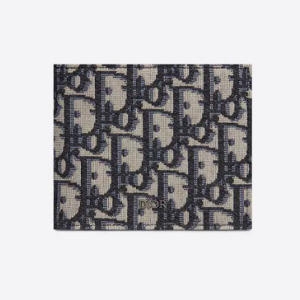  크리스찬디올 옴므 오블리크 자카드 반지갑_2OBBH027YSE H05E