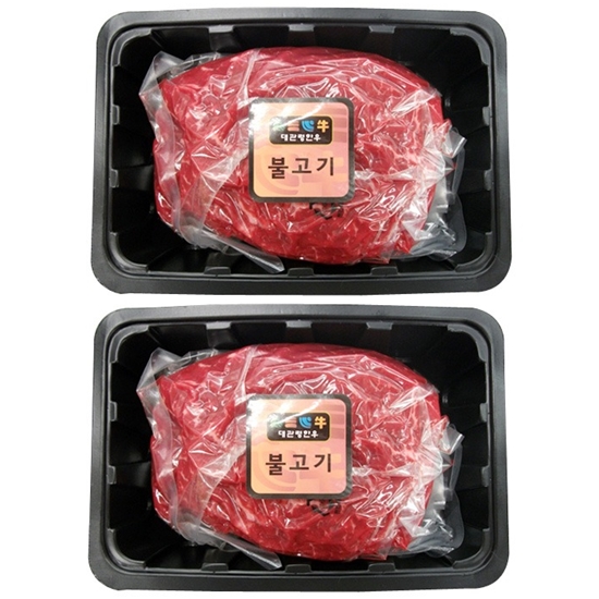 평창영월정선축협 대관령한우 1등급이상 불고기 기획세트 1호 800g (1개)
