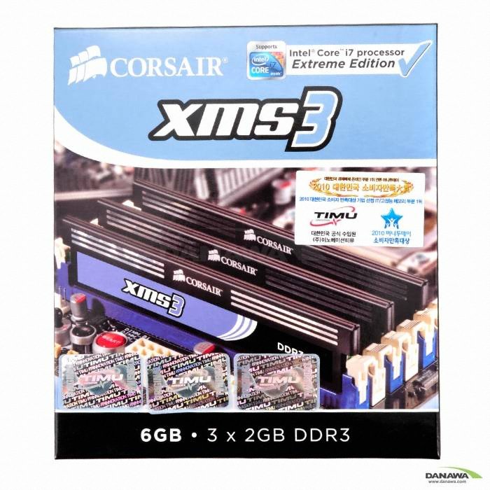 CORSAIR DDR3-2000 CL9 XMS3 ��Ű��