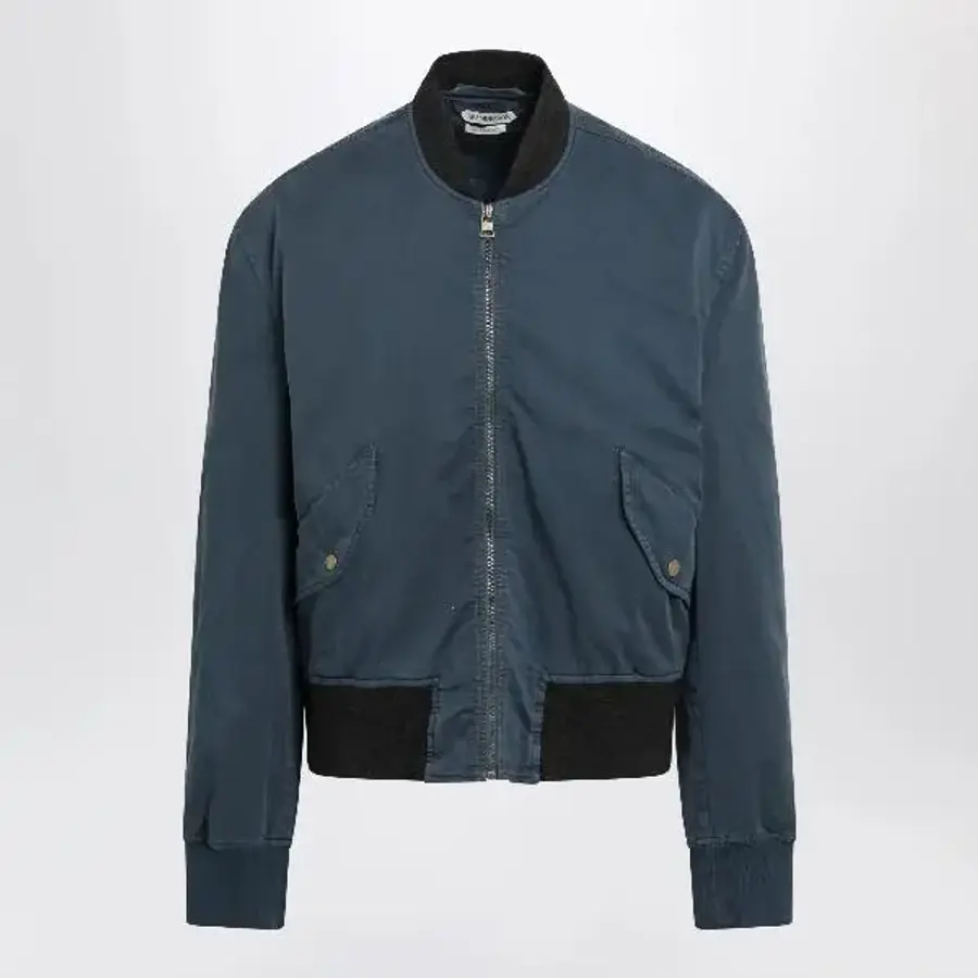 JW앤더슨 Navy Blue Cotton Jacket With Vintage Finish JK0386PG1955/XM_JWAND-36..