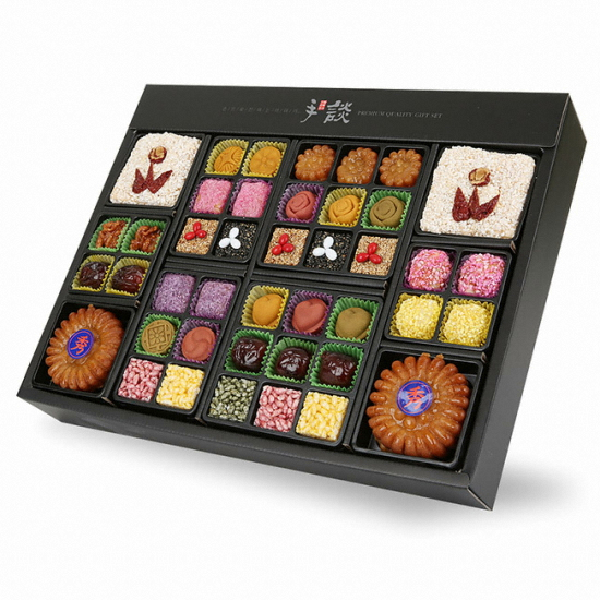 수담한과 고급지함 석작 2단 (1개)_이미지