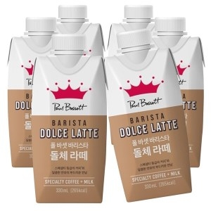 폴바셋 바리스타 돌체 라떼 330ml (6개)