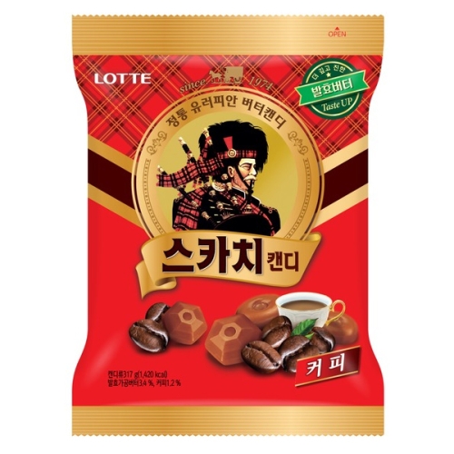 롯데제과 스카치캔디 커피 317g (12개)_이미지