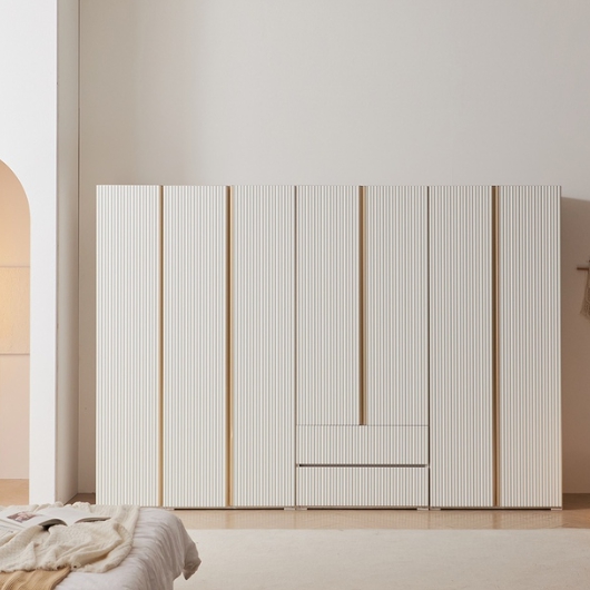 나무뜰 BAEL 템바보드 투서랍 옷장세트 2800_이미지