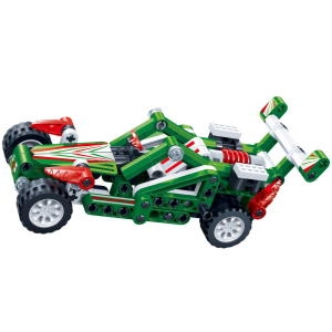 레고 반바오 BO6965 슈퍼 페리-풀백 모터 레이싱 서킷 자동차 남아 작동 호환 블록 조립_이미지