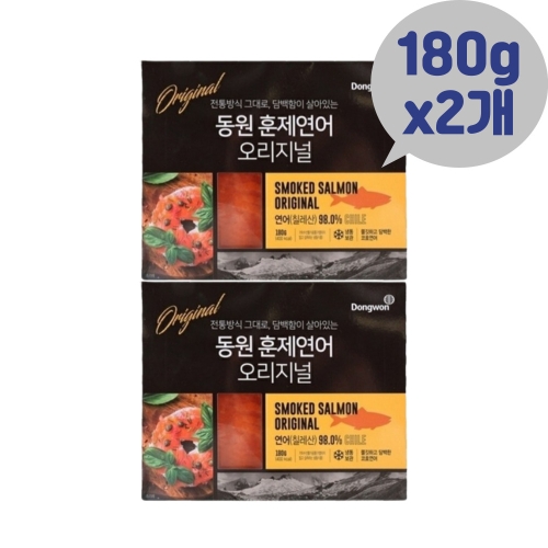동원F&B 동원 훈제연어 오리지널 180g (2개)