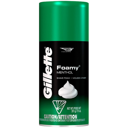 질레트 포오미 멘솔 쉐이빙 폼 175g (3개)_이미지