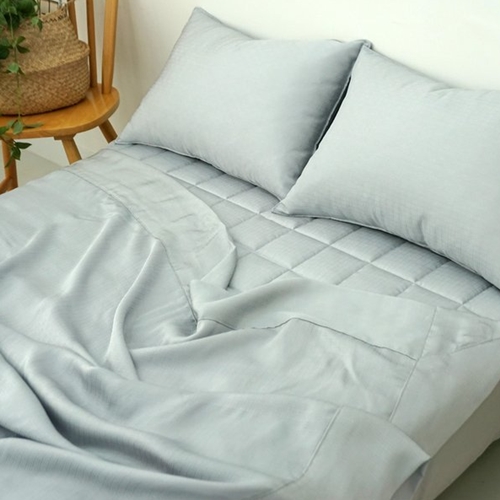 바숨 풍기인견 여름 홑이불 베개커버세트 (슈퍼싱글 SS)_이미지