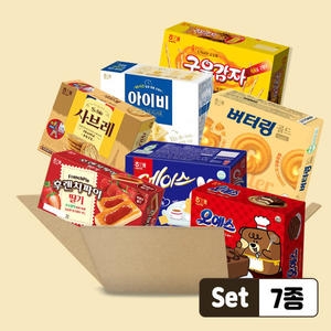 해태제과 대용량 7종 실속 과자세트