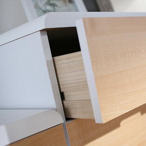 우아미가구 빈첸 2단 와이드 수납장 1200_이미지