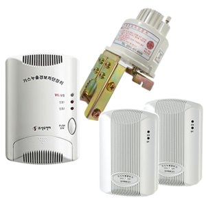 신우전자 2회로 LPG 도시가스 가스누출경보차단기