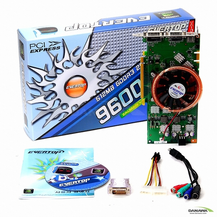 EVERTOP 지포스 9600GT 천상의 빛 X-OVER 512MB VF9_이미지
