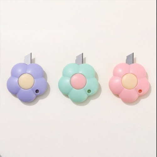 에이치플러스몰 미니 플라워 택배 커터칼 LMCF_0006