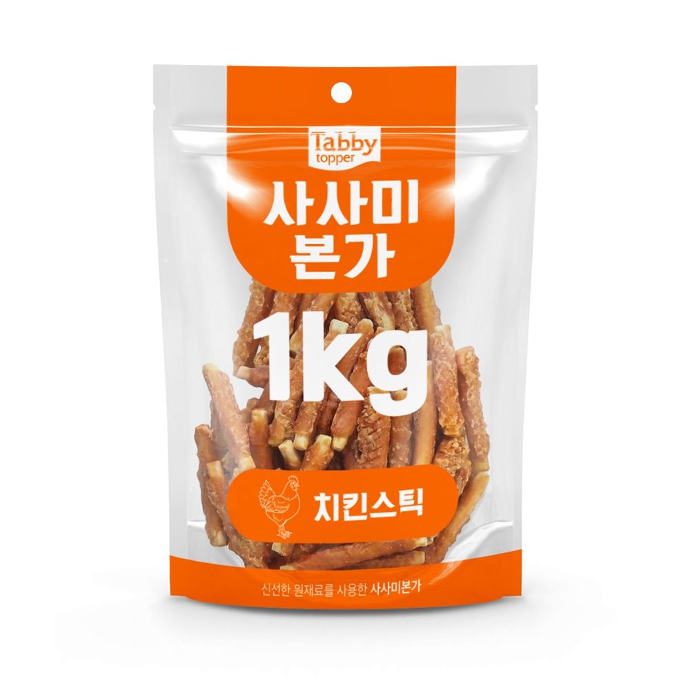테비토퍼 사사미본가 치킨스틱 1kg (1개)_이미지
